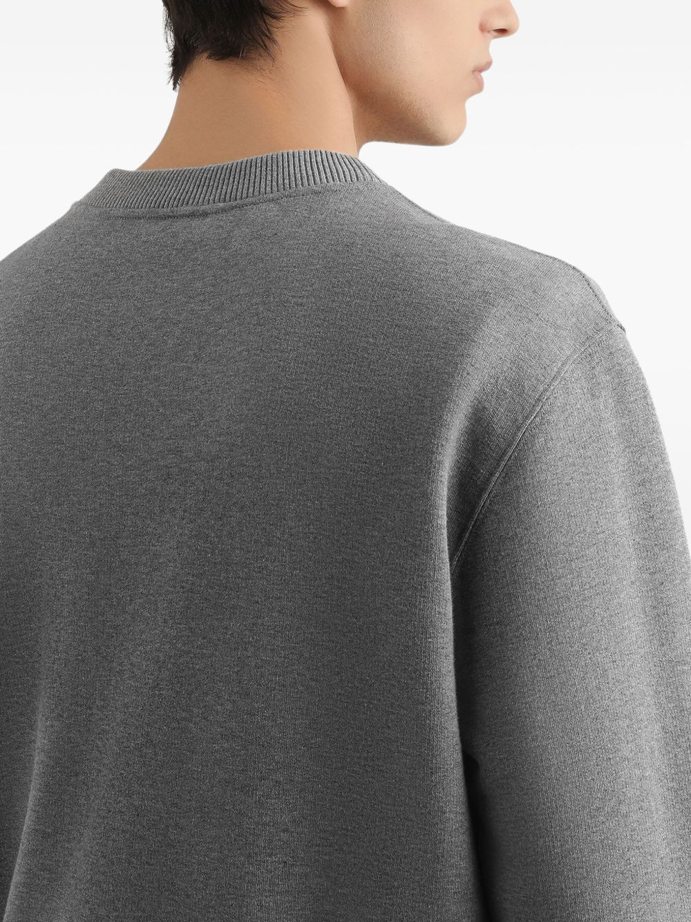 logo-appliqué sweatshirt - 5