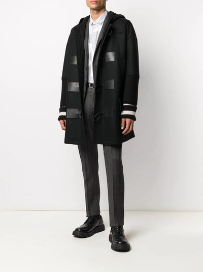 Neil Barrett hooded duffle coat outlook