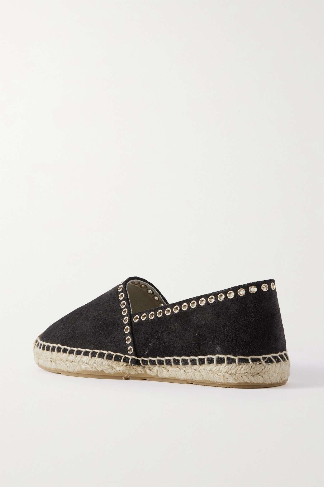 Canae eyelet-embellished suede espadrilles - 3