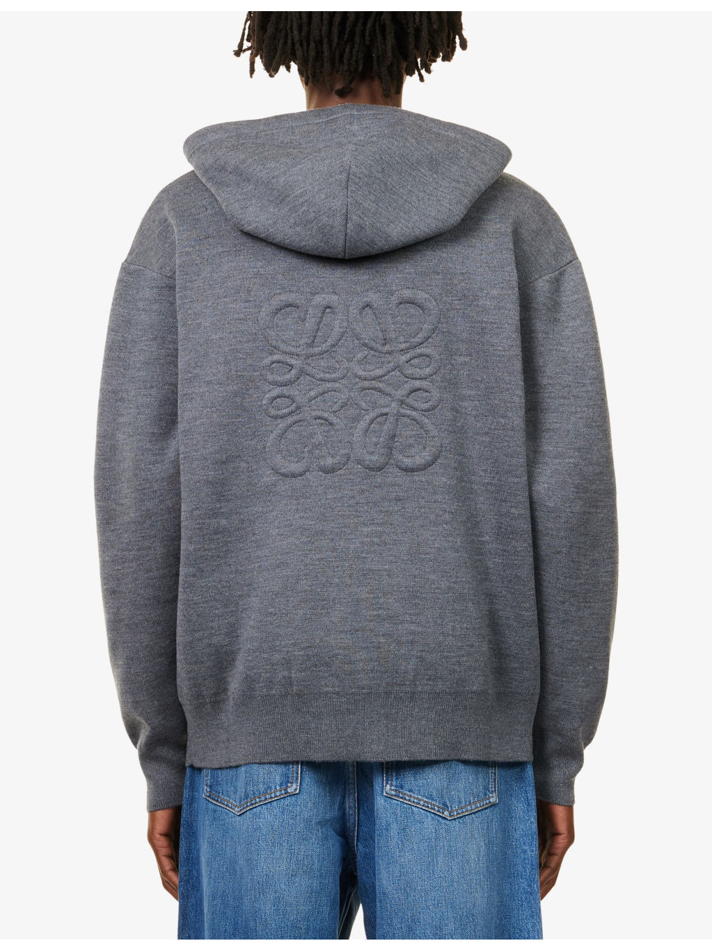Anagram Relaxed-Fit Stretch-Wool Blend Hoody - 4