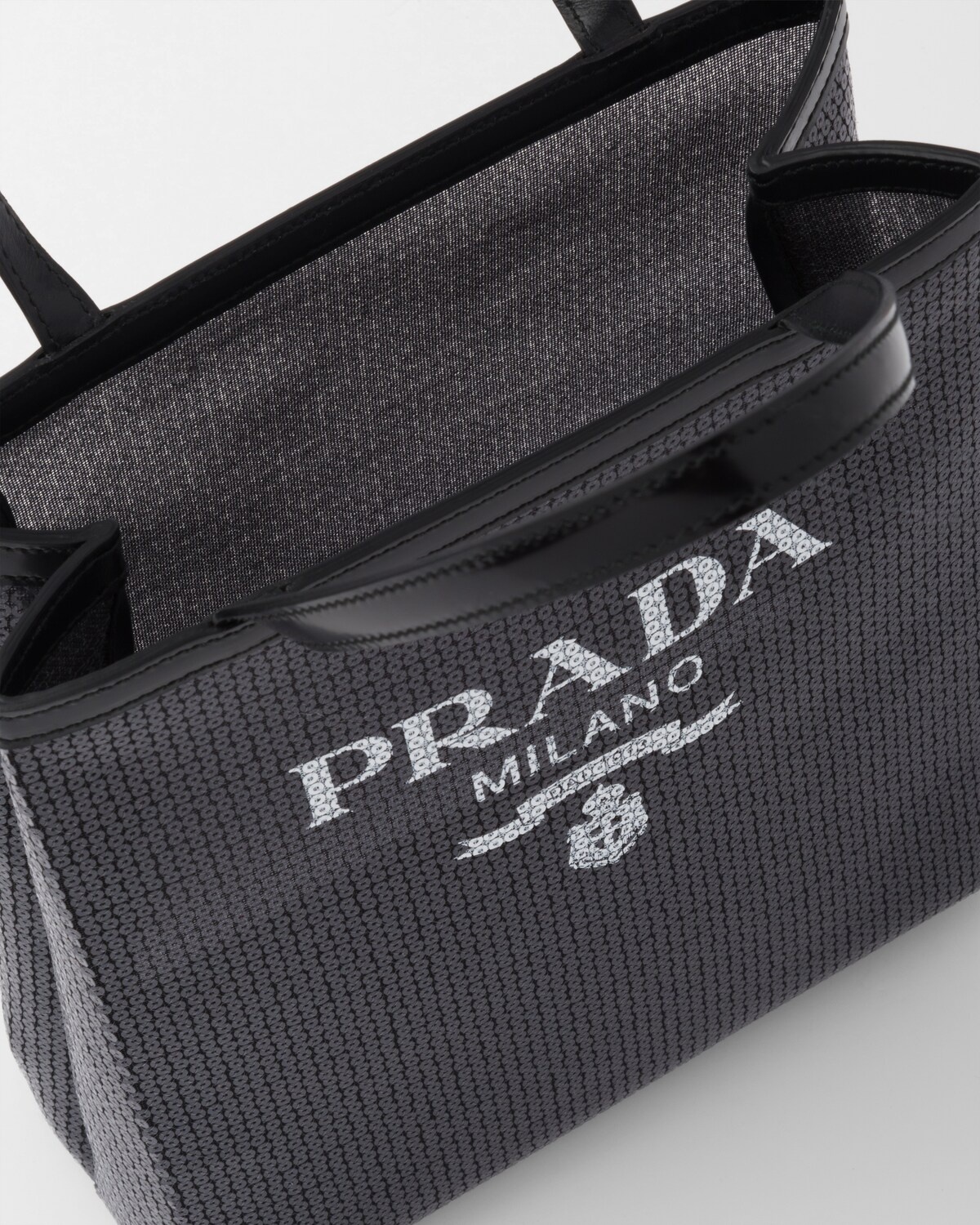 Small sequined mesh tote bag - 4