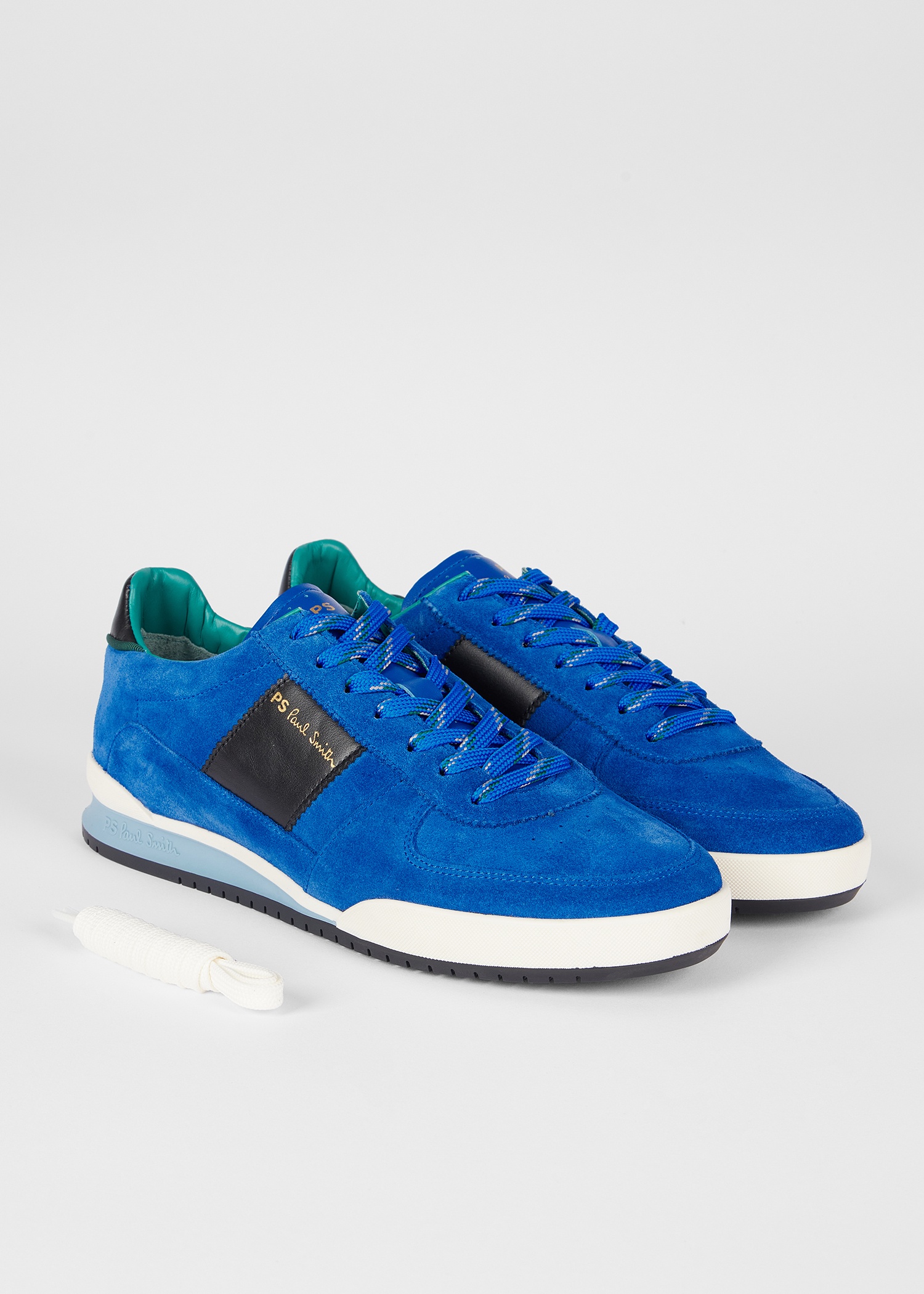 Cobalt Blue Suede 'Rye' Trainers - 4