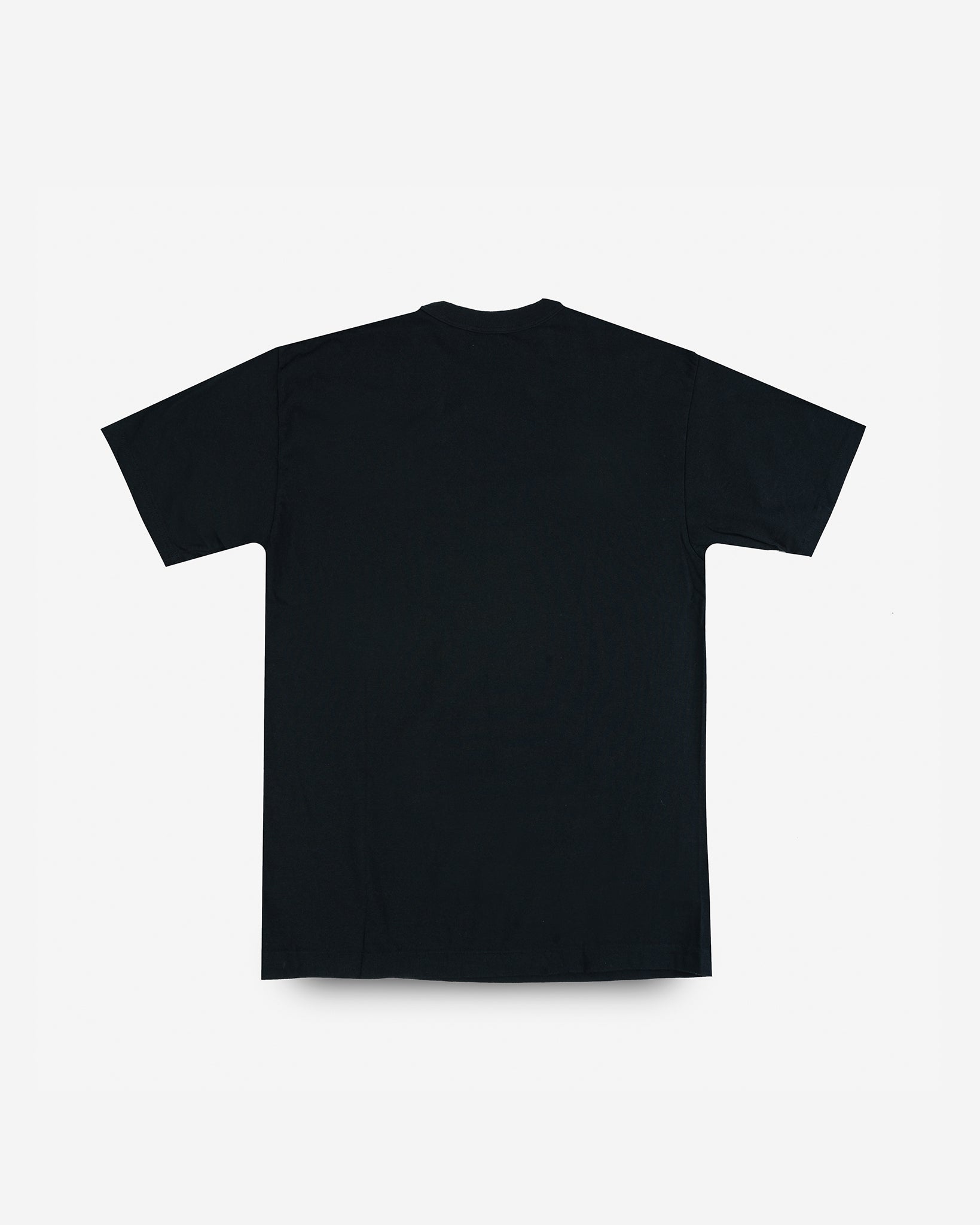 UTIL-BLK UTILITEES - 5.5oz Loopwheel Crew Neck T-Shirt - Black - 4