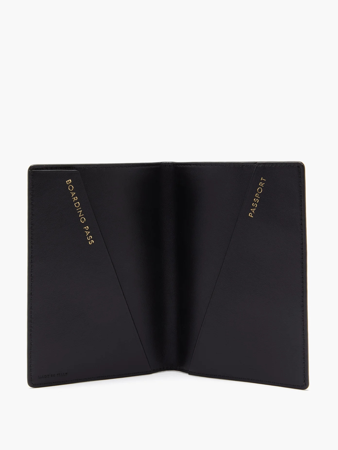 Ludlow grained-leather passport holder - 3