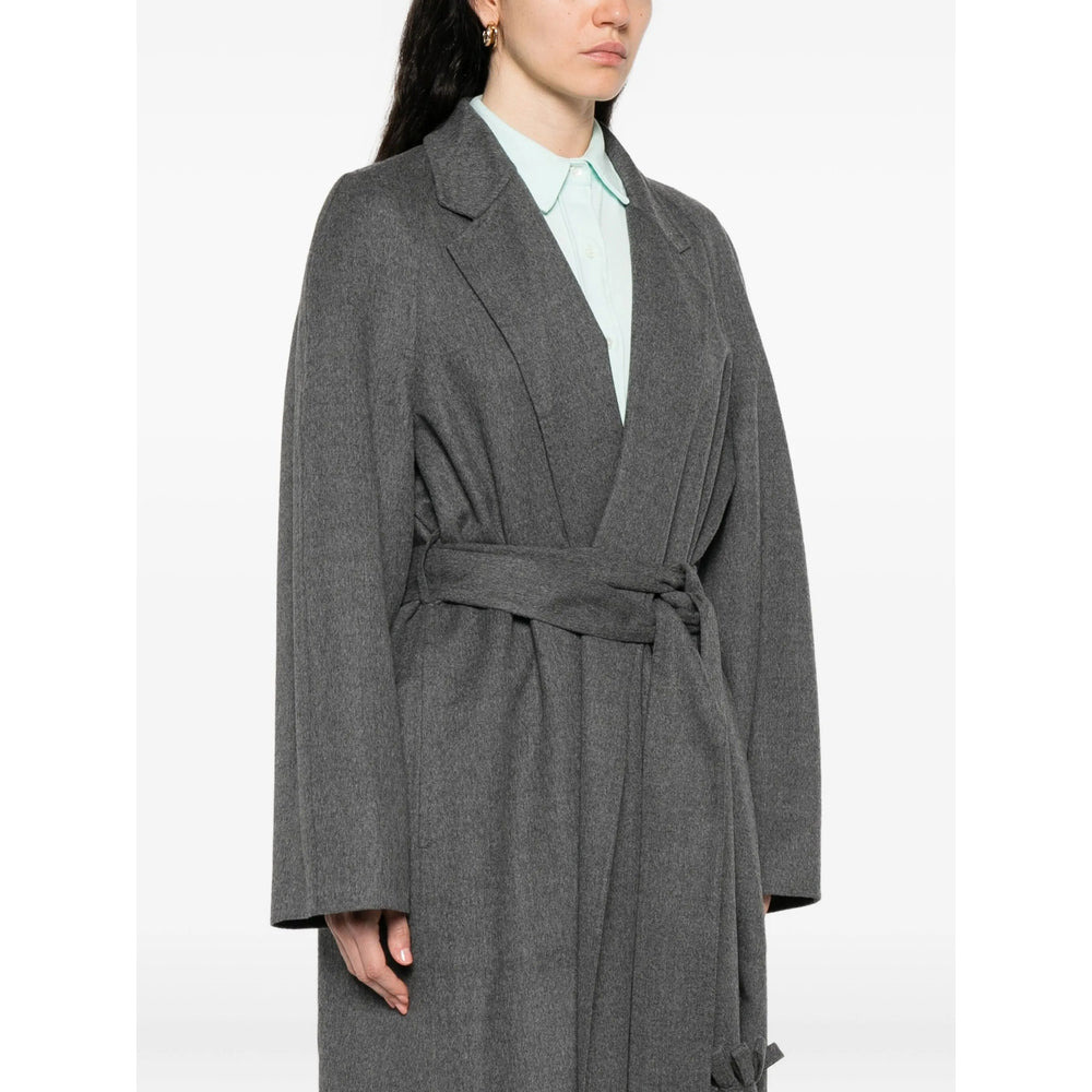 Carven Grey Coats - Single Breasted Coats Women - 2