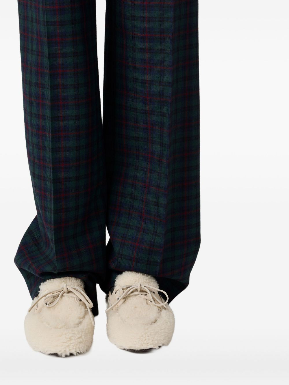 shearling loafers - 5
