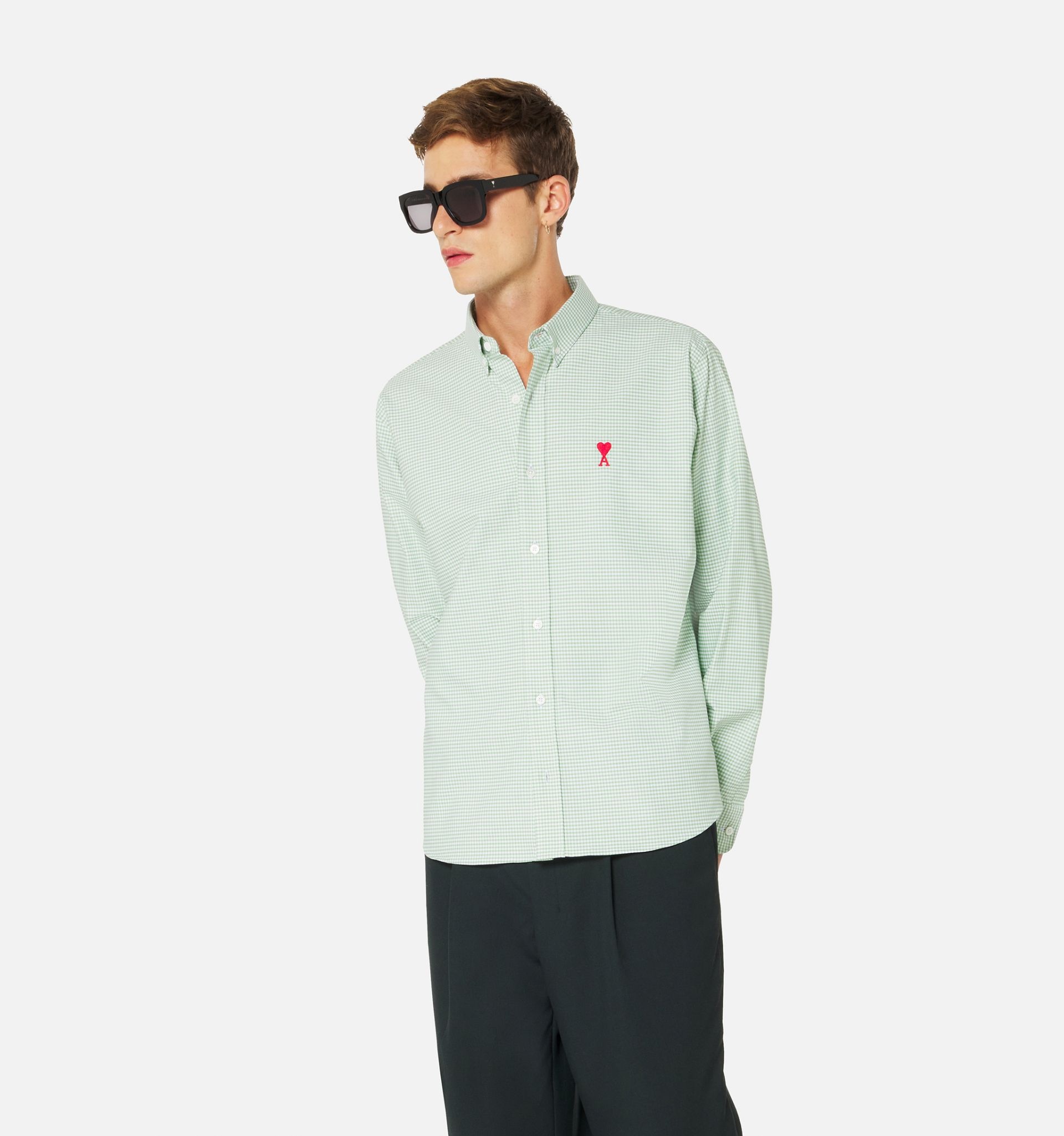Gingham Button-Down Ami De Coeur Shirt - 2