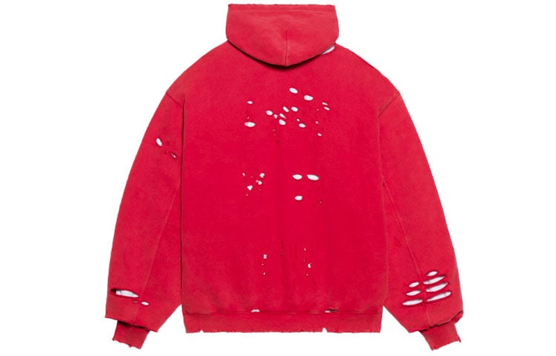 BALENCIAGA Balenciaga SS21 'S OTHER MATERIALS SWEATSHIRT Red 659403TKVB66295 outlook