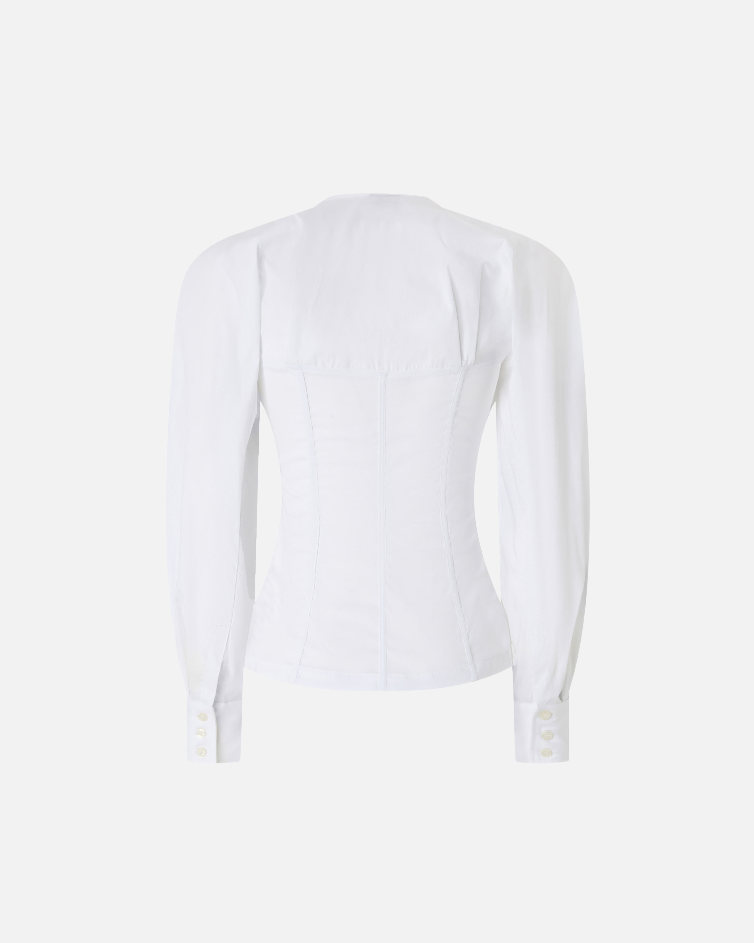 POPLIN BUSTIER SHIRT - 6