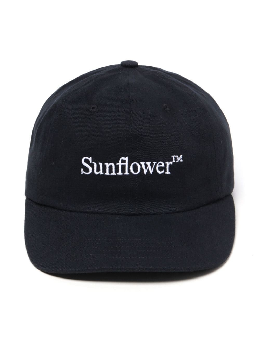 logo-embroidered cotton cap - 3