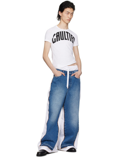 Jean Paul Gaultier White 'The Gaultier' T-Shirt outlook