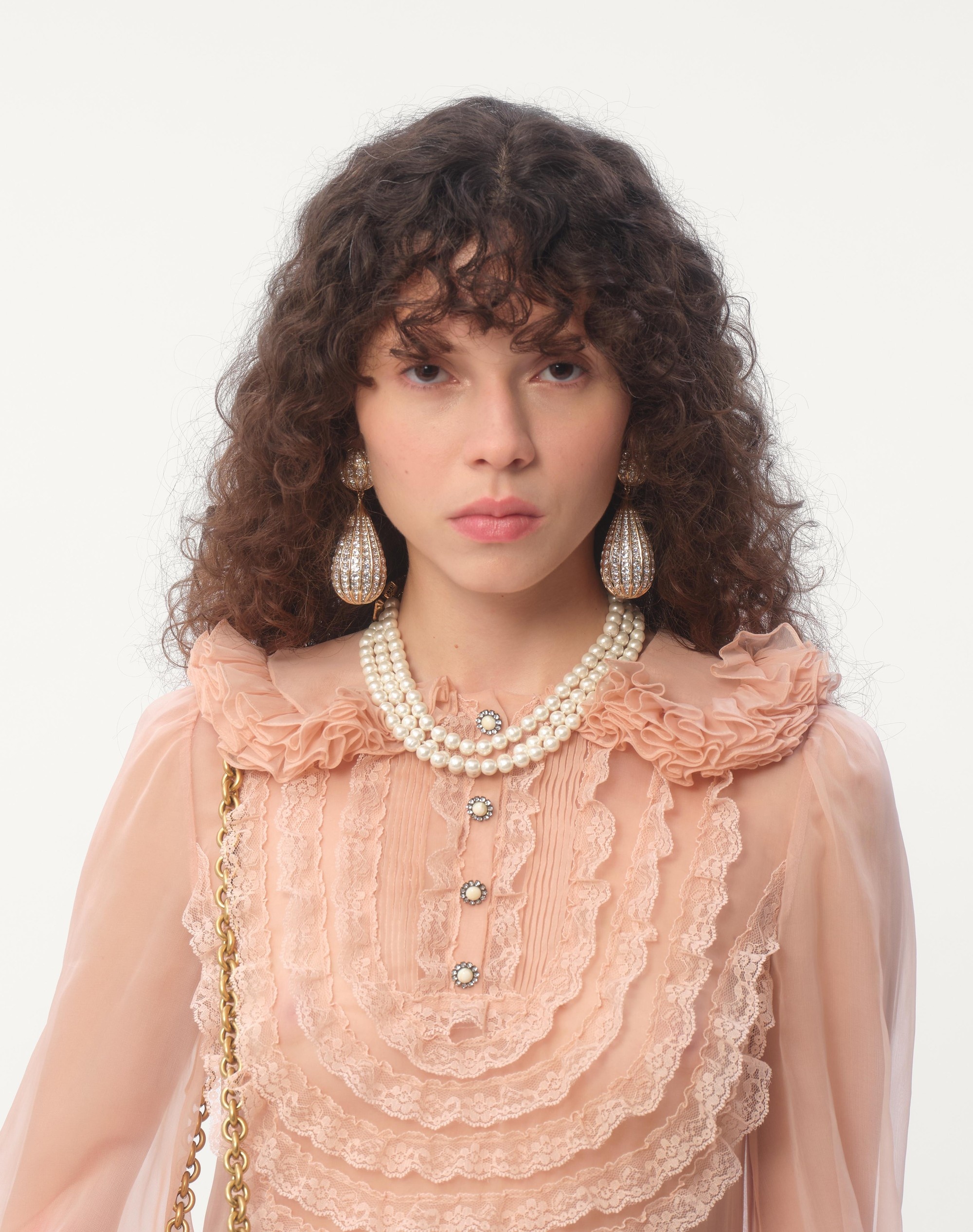EMBROIDERED CREPE COUTURE SHORT DRESS - 6