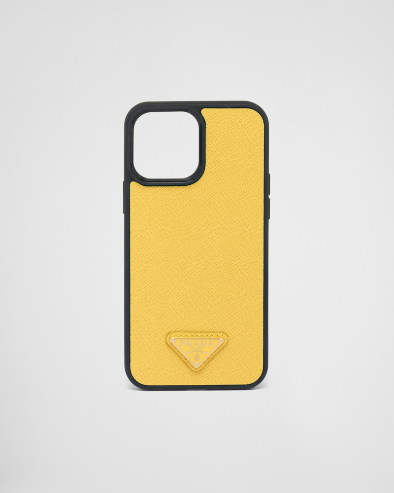 Saffiano leather iPhone 13 Pro Max cover 1