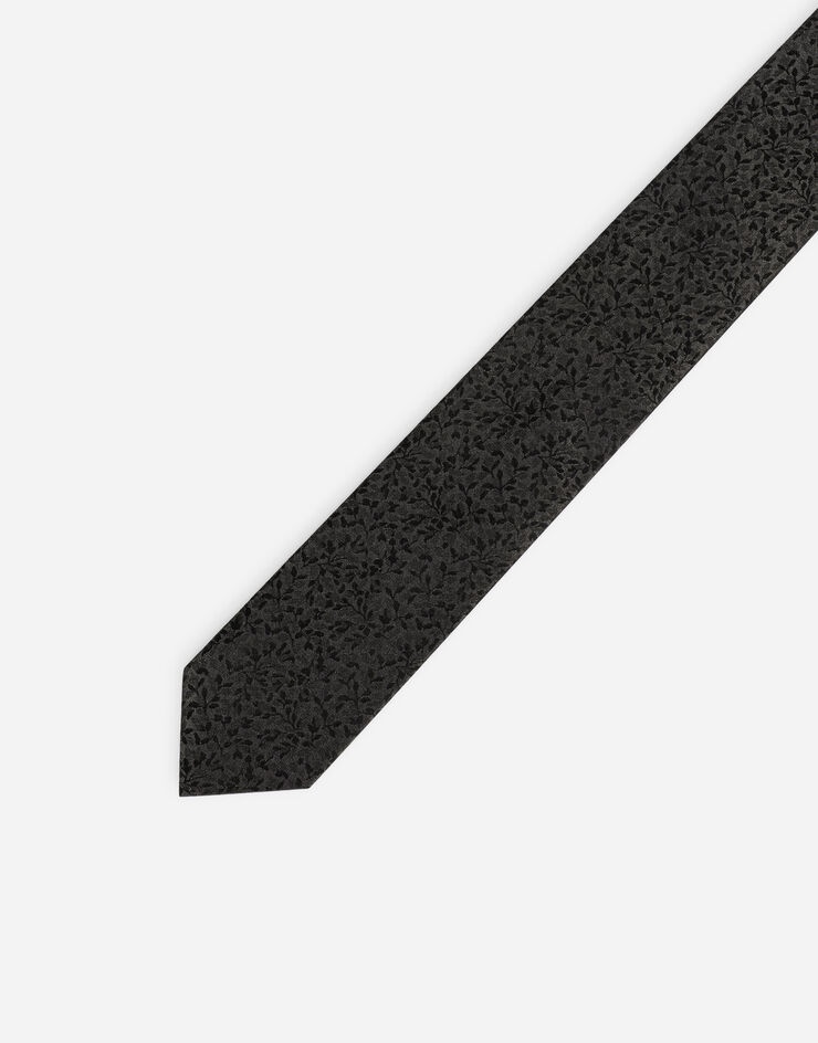 6 cm blade tie in jacquard silk - 3