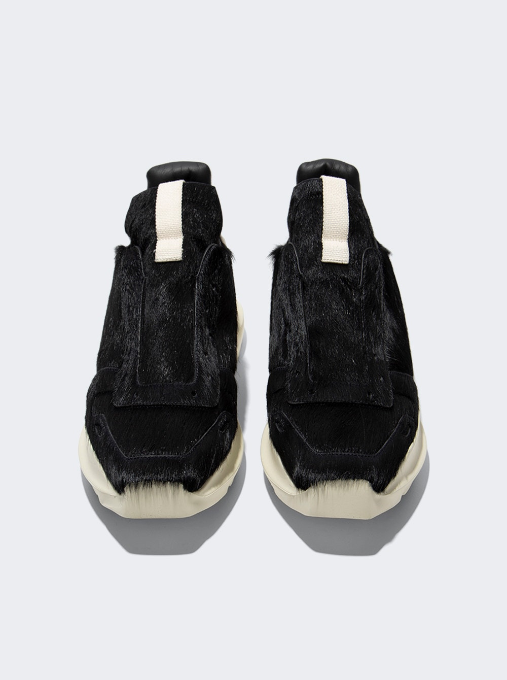 Geo Geth Runner Sneakers Black and Milk White - 4