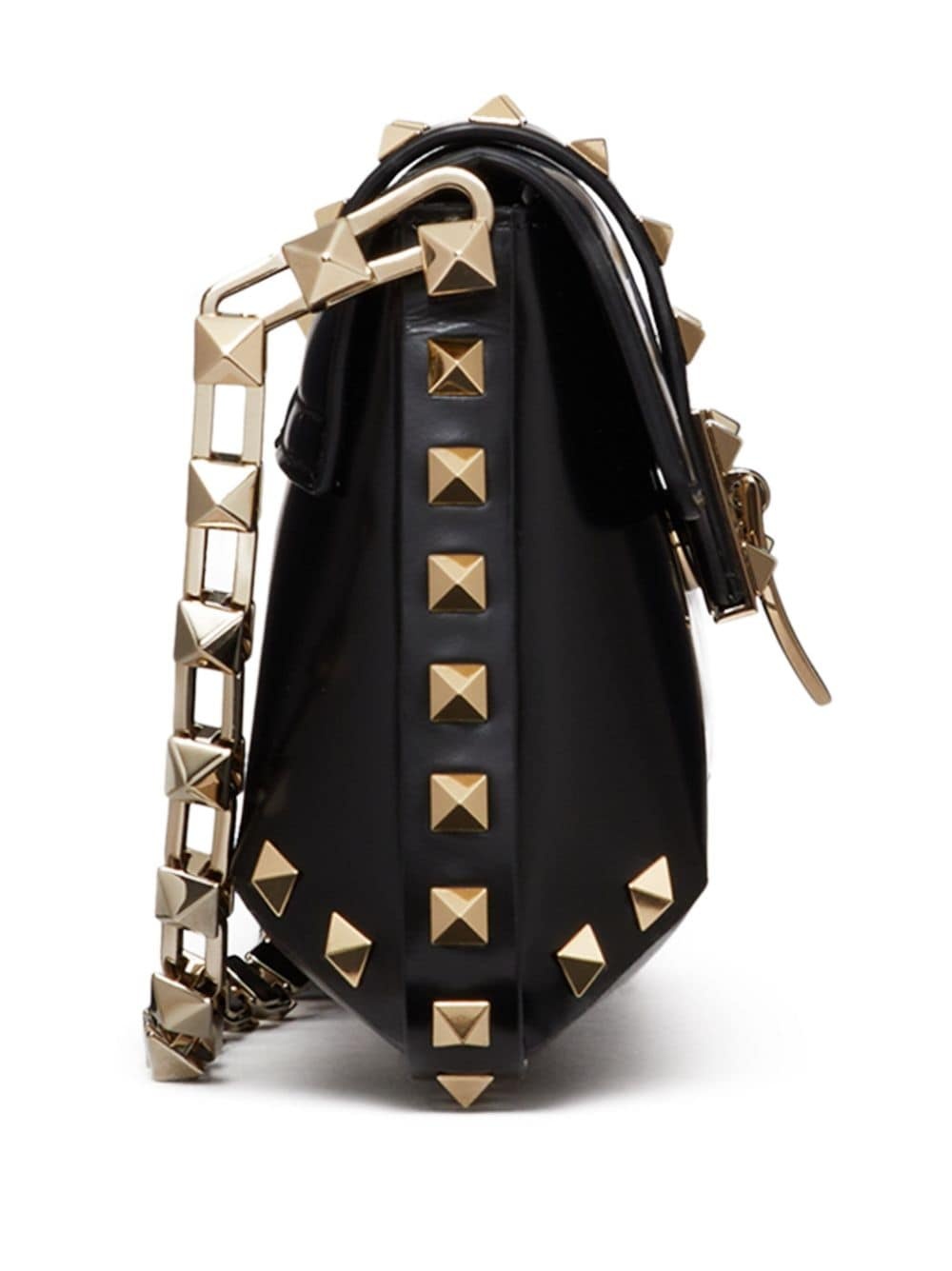Rockstud leather shoulder bag - 4