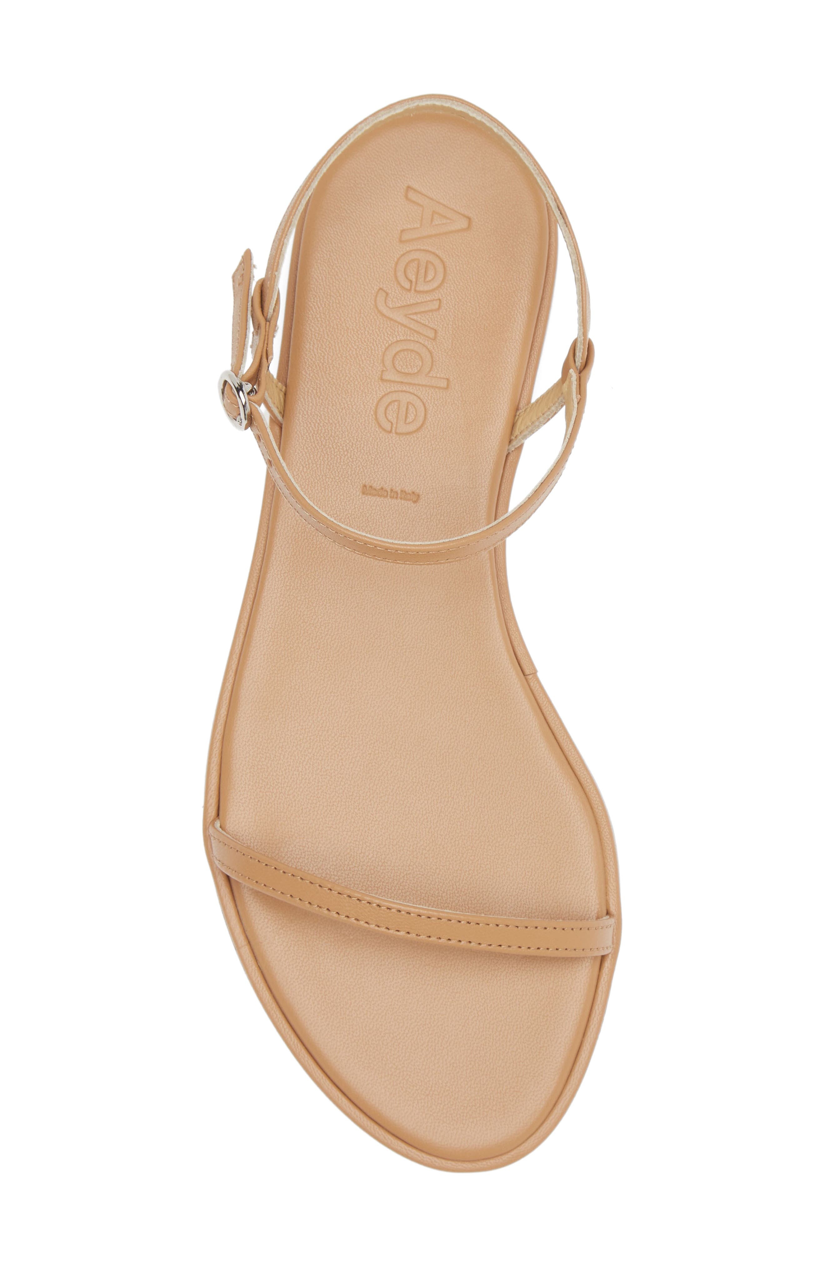 aeyde Nettie Quarter Strap Sandal in Hazelnut at Nordstrom - 5