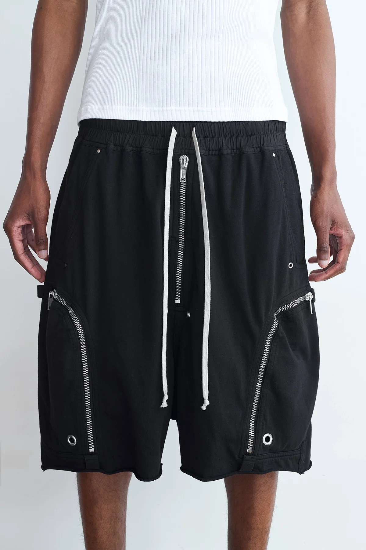 Rick Owens Drkshdw Bauhaus Bela Shorts Black - 5
