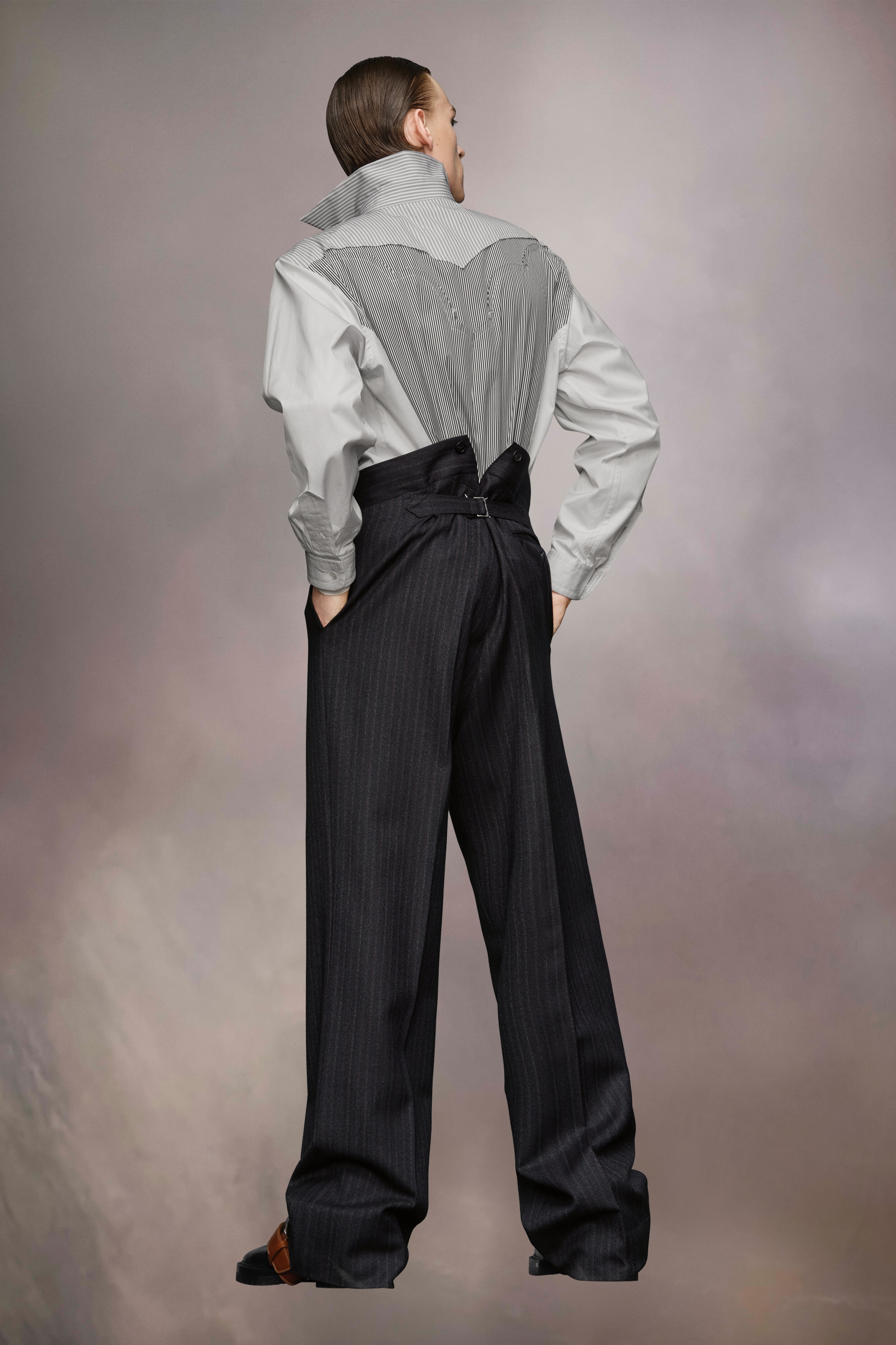 Barathea Wool Trousers - 5