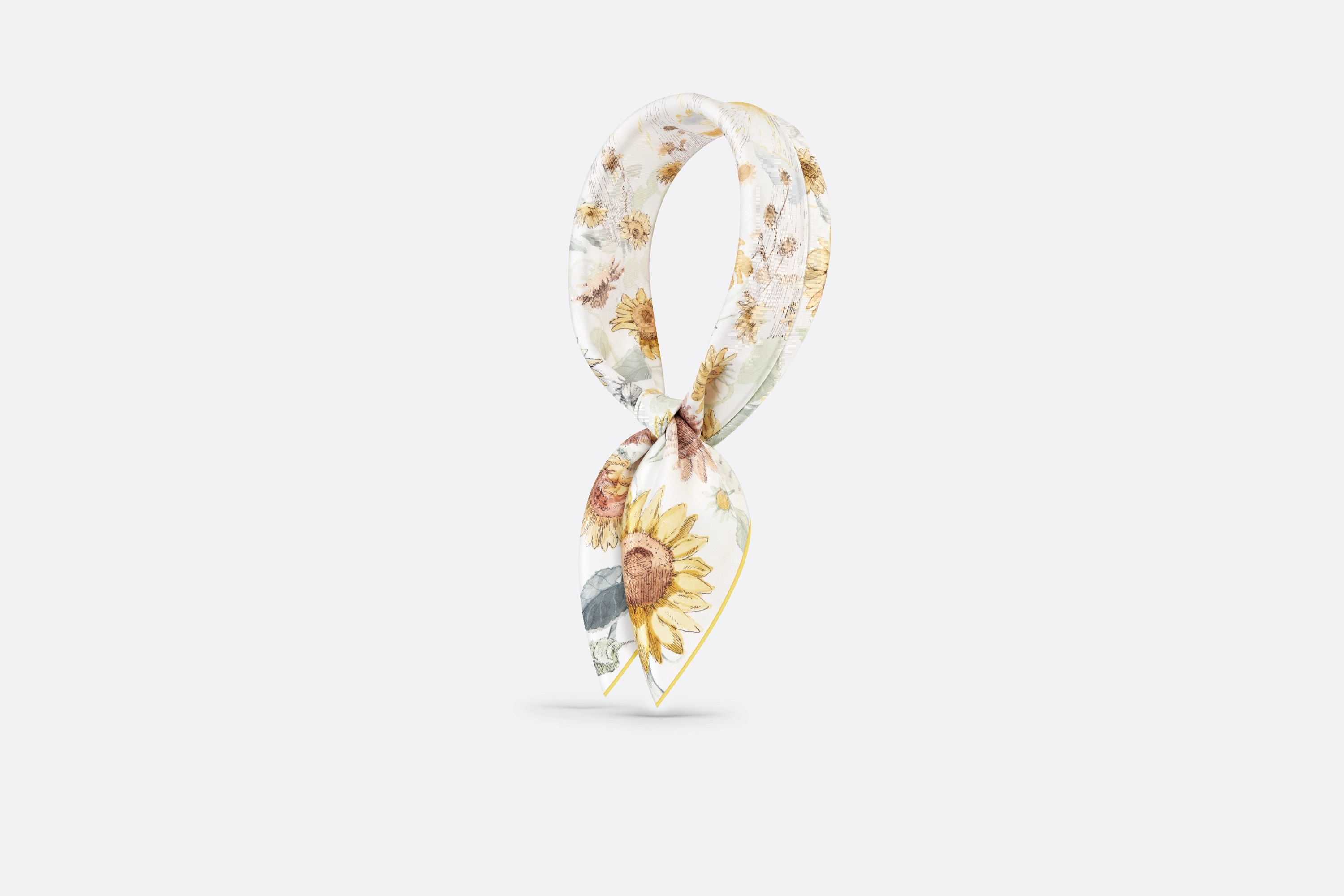 Le Bal des Fleurs Tournesol 70 Square Scarf - 3