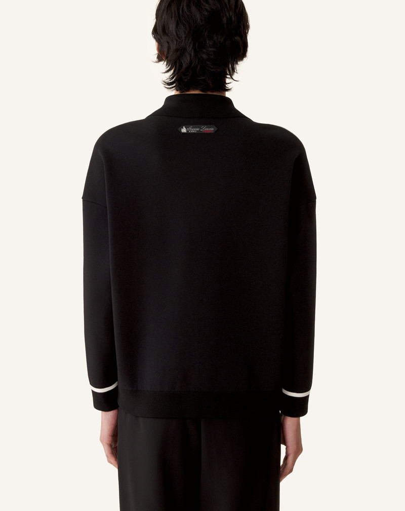 ZIP JACKET IN SILK AND COTTON JACQUARD 4