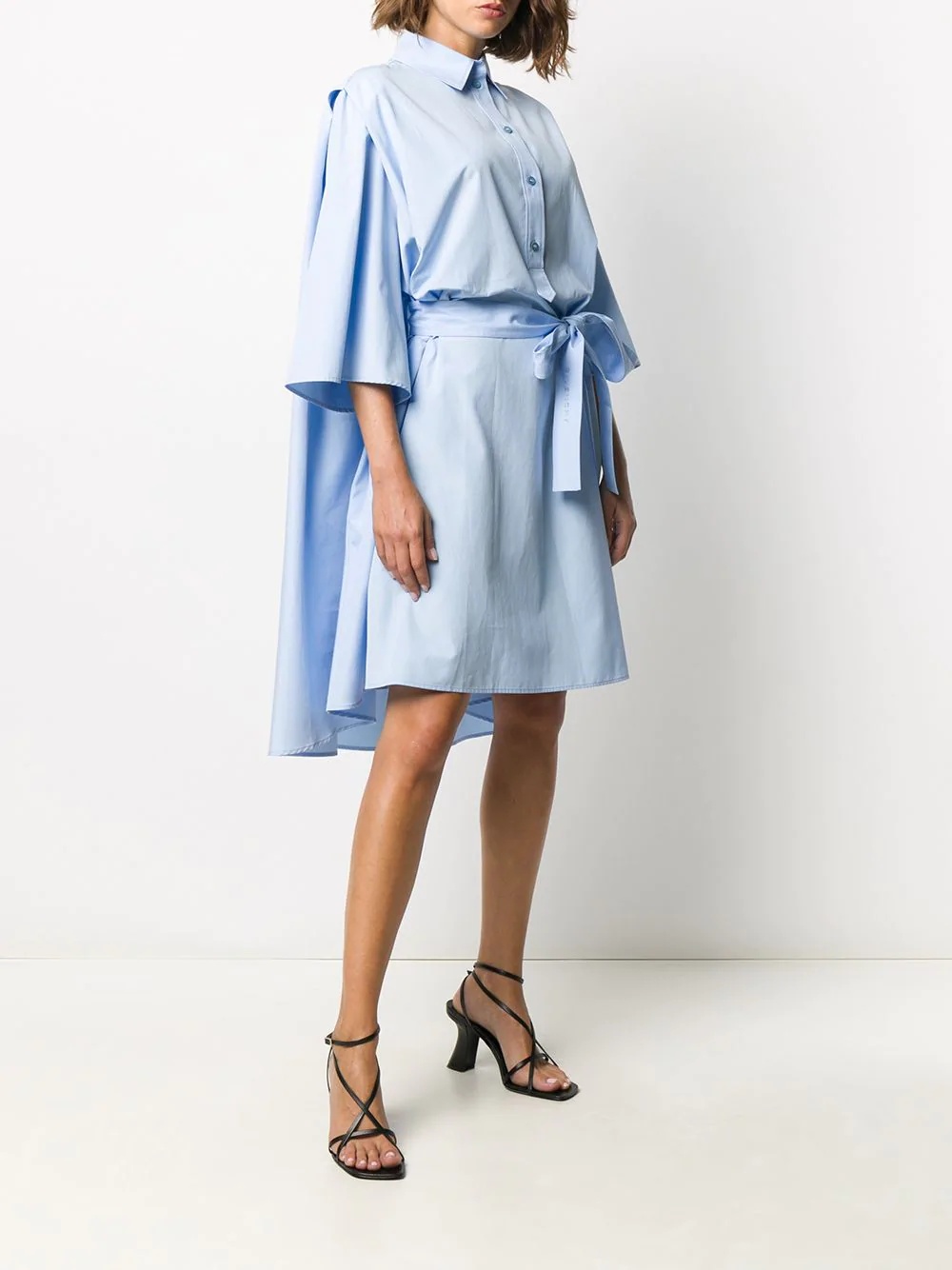 belted shirt dress - 3