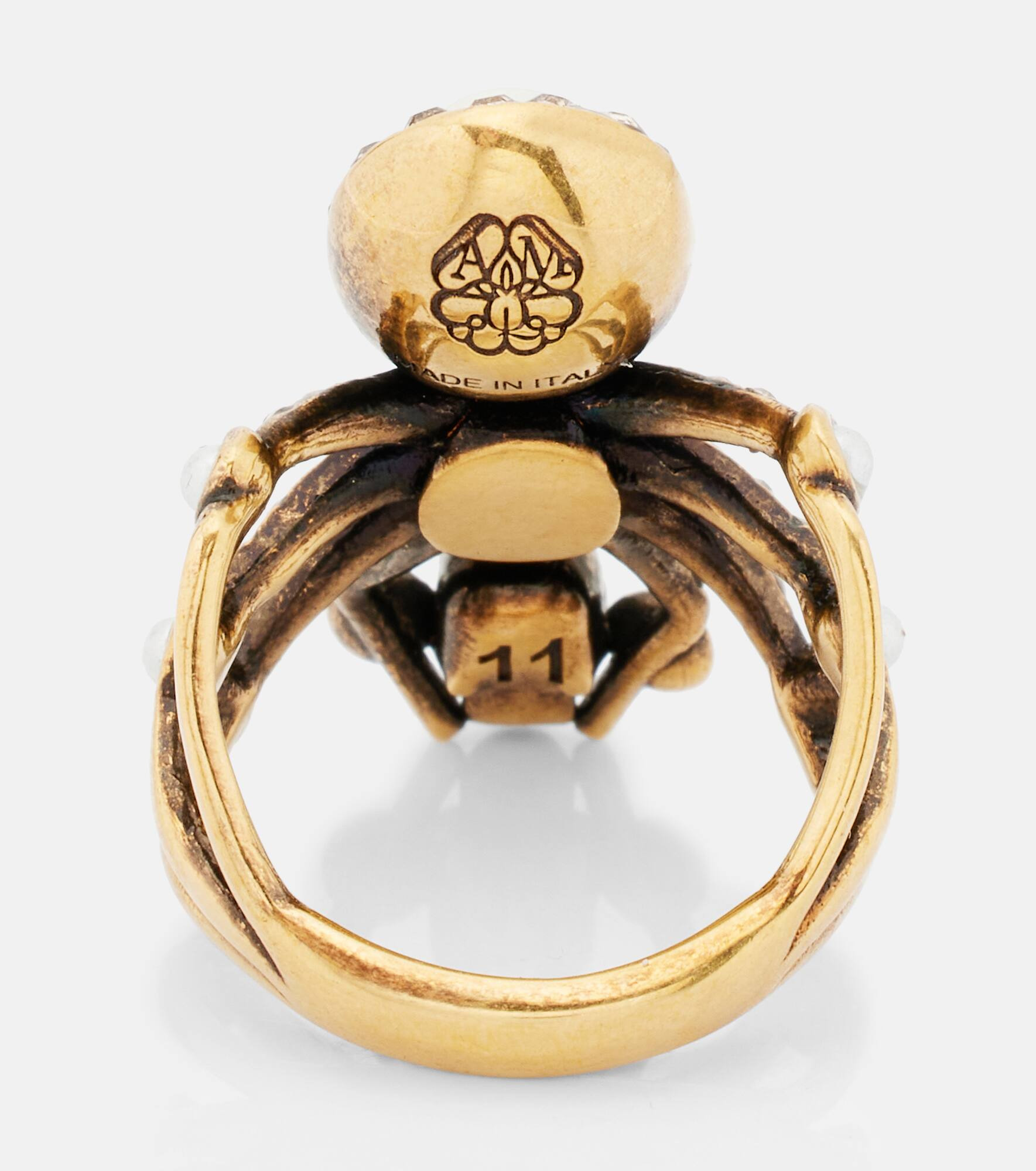 Spider embellished ring - 4