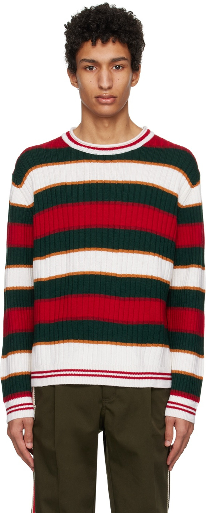 SSENSE Exclusive Multicolor Choir Sweater 1