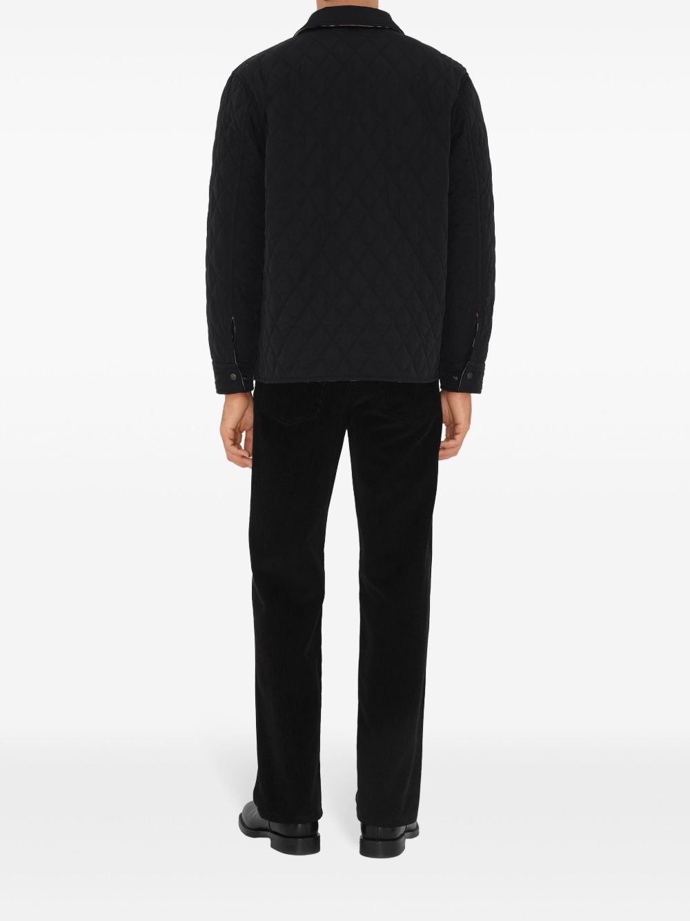 reversible quilted overshirt - 4