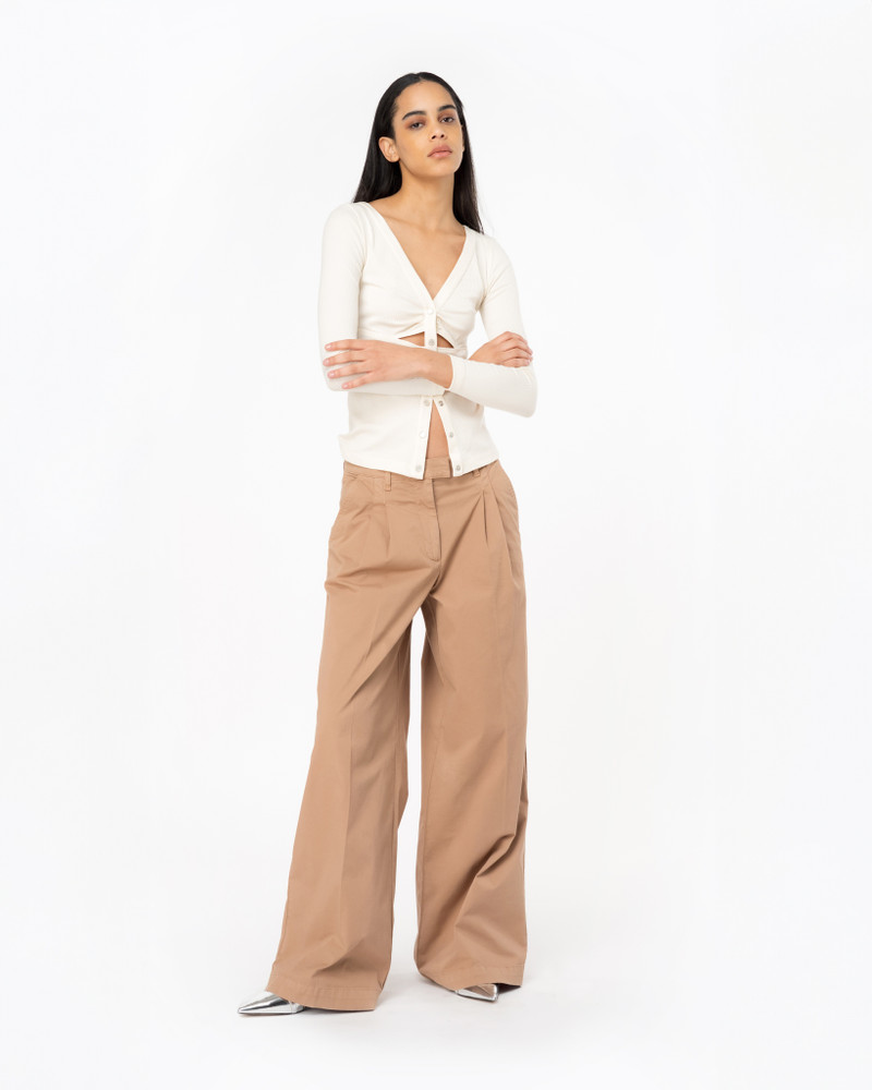 PINKO RIBBED SWEATER WITH MOTHER-OF-PEARL BUTTONS outlook