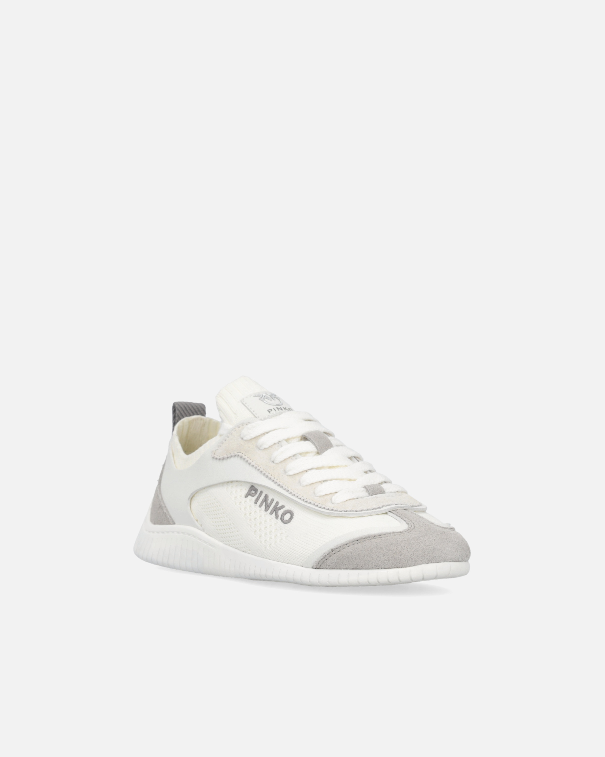 LIGHTWEIGHT KNIT FABRIC AND MICROFIBRE SNEAKERS - 2