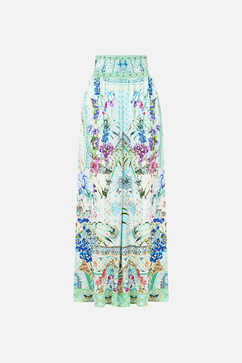 SHIRRED WAIST PANT - 1