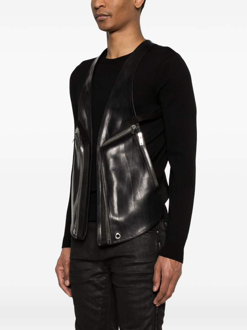 Temple Bauhaus leather waistcoat 3