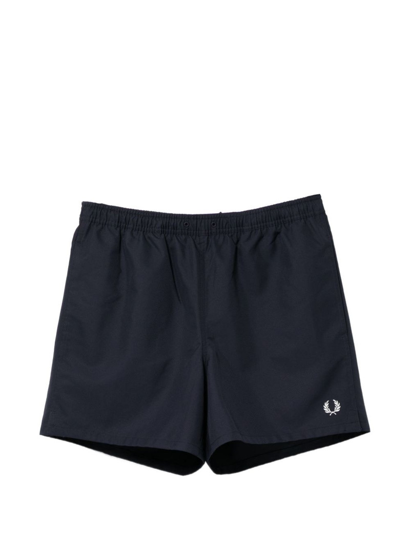 logo-embroidered shorts 1