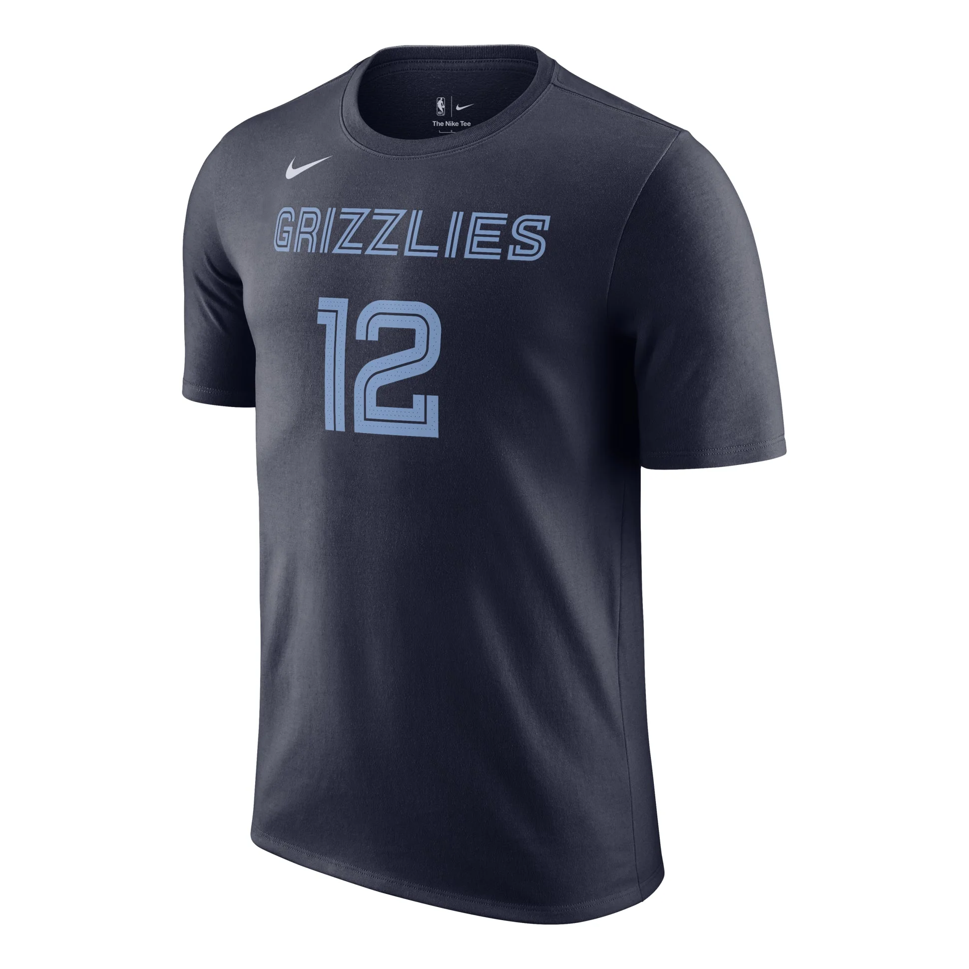 Nike NBA Memphis Grizzlies Ja Morant T-shirt Dark Blue/Light Blue - 1