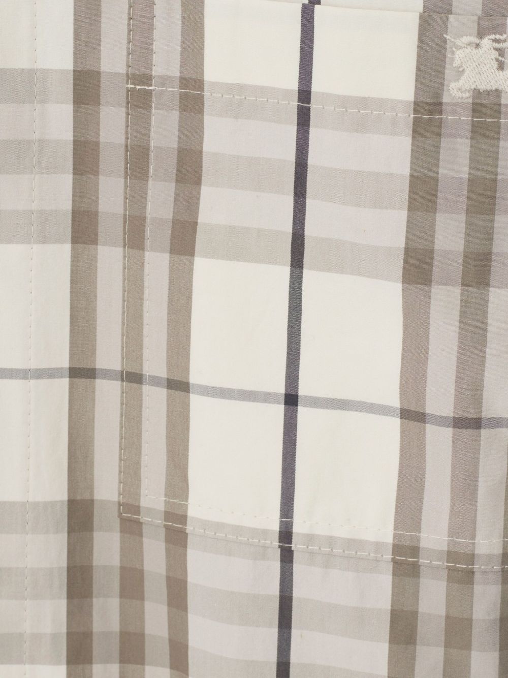 checked shirt dress - 2