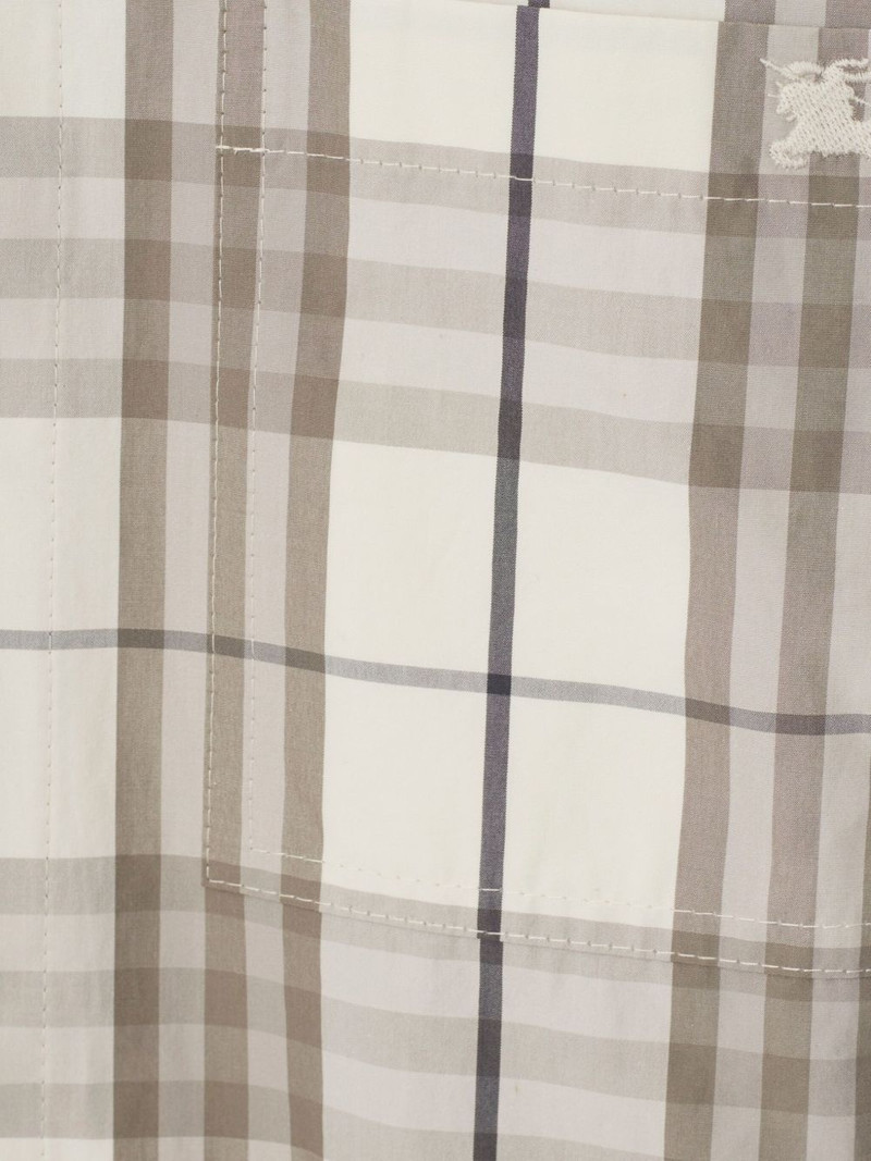 Burberry checked shirt dress outlook