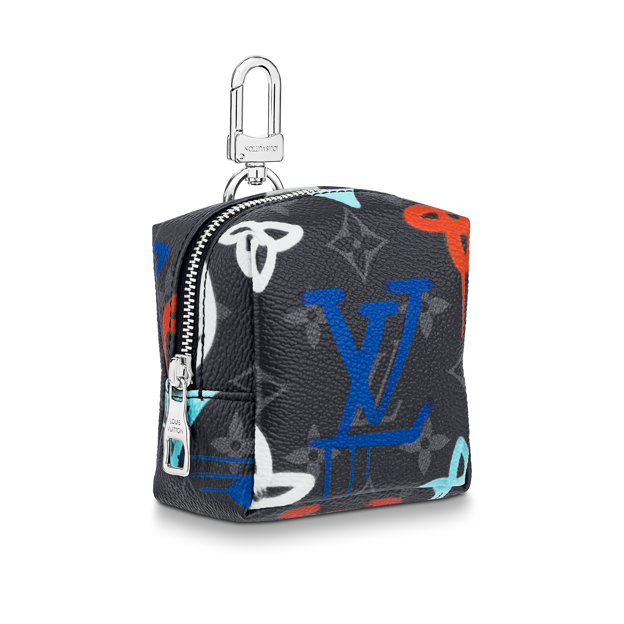 Squared Pouch Key Holder And Bag Charm - 4