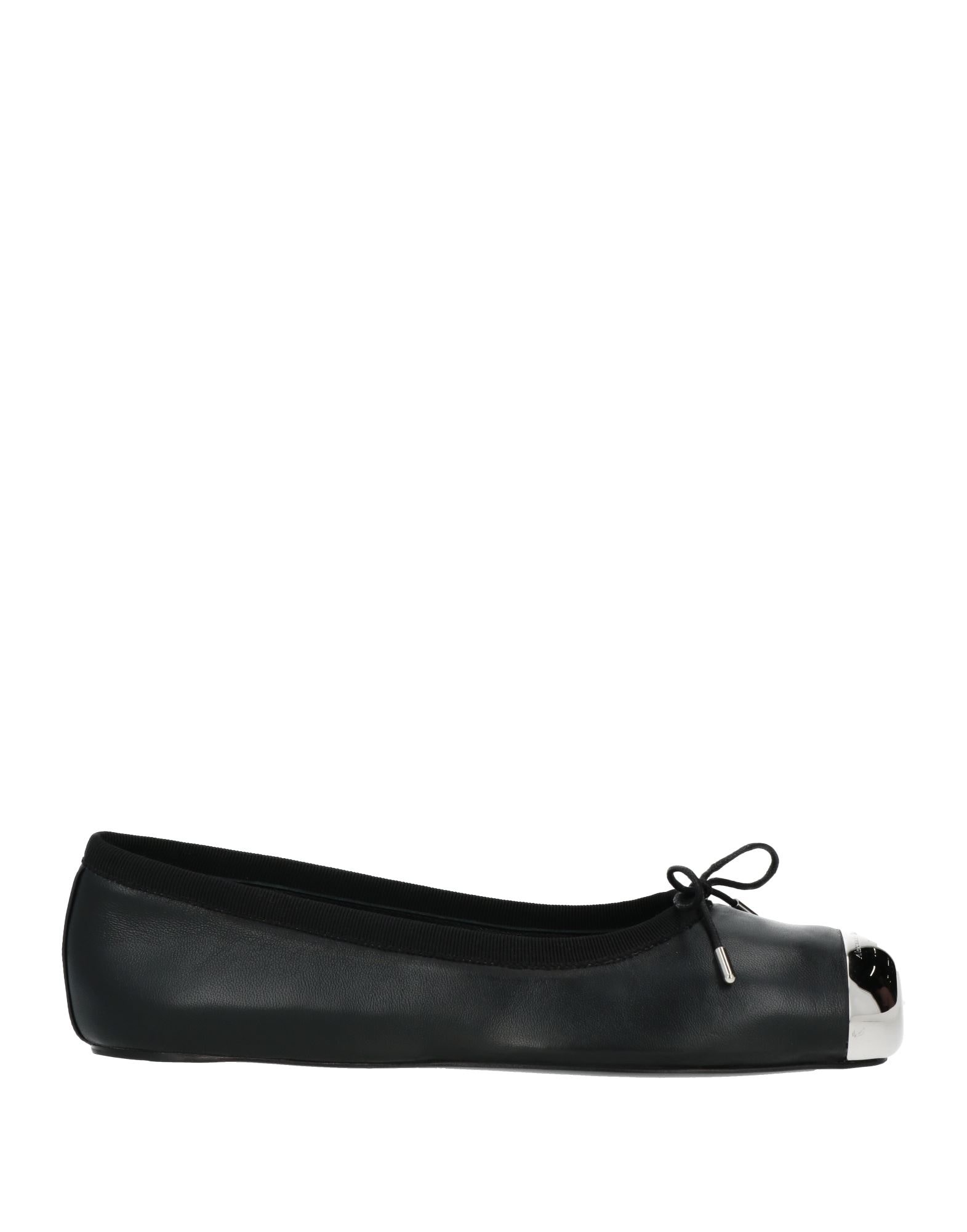 Black Women's Ballet Flats - 1