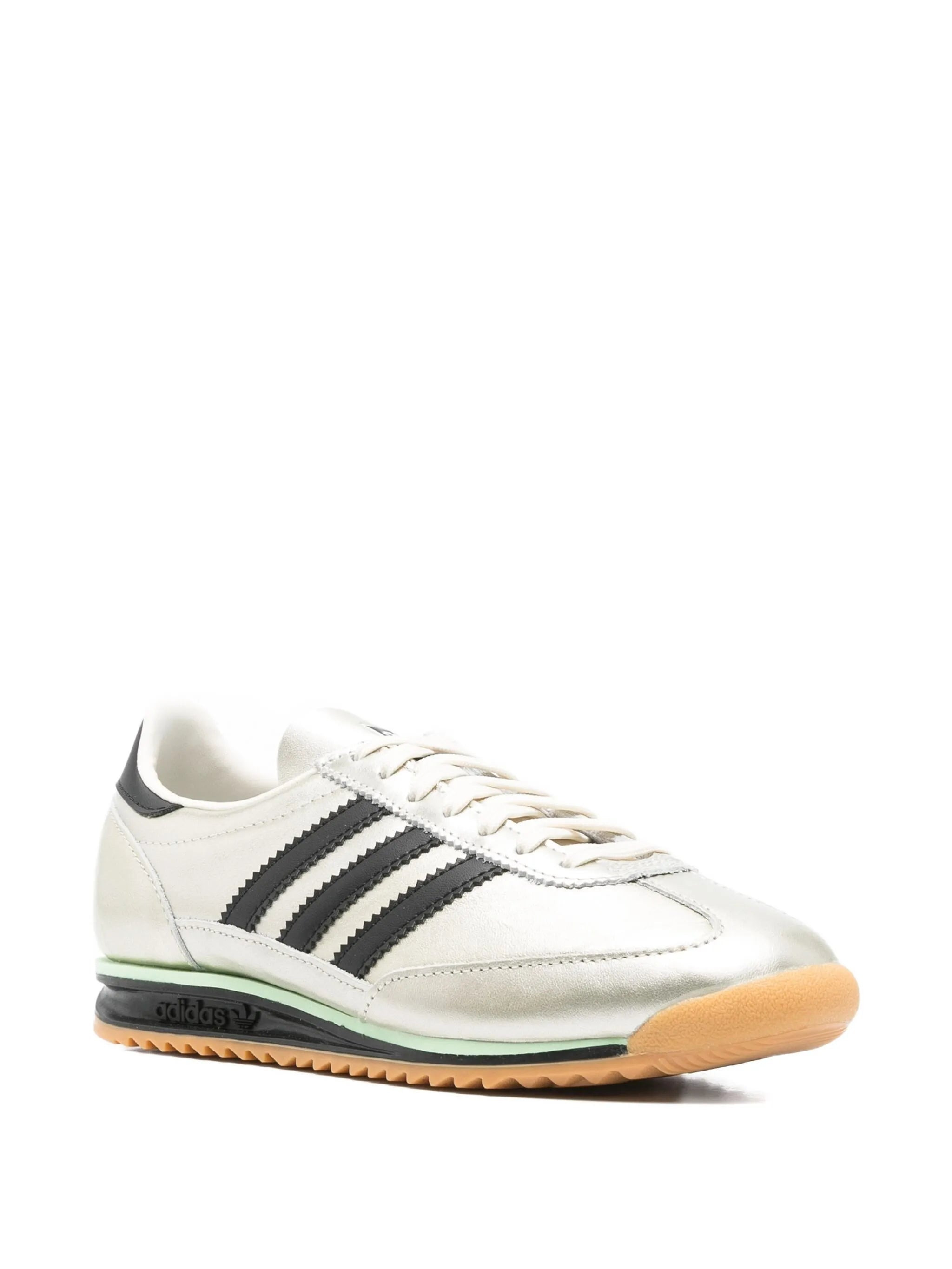 Adidas SL 72 OG Three-stripe Metallic-leather Sneakers - 2