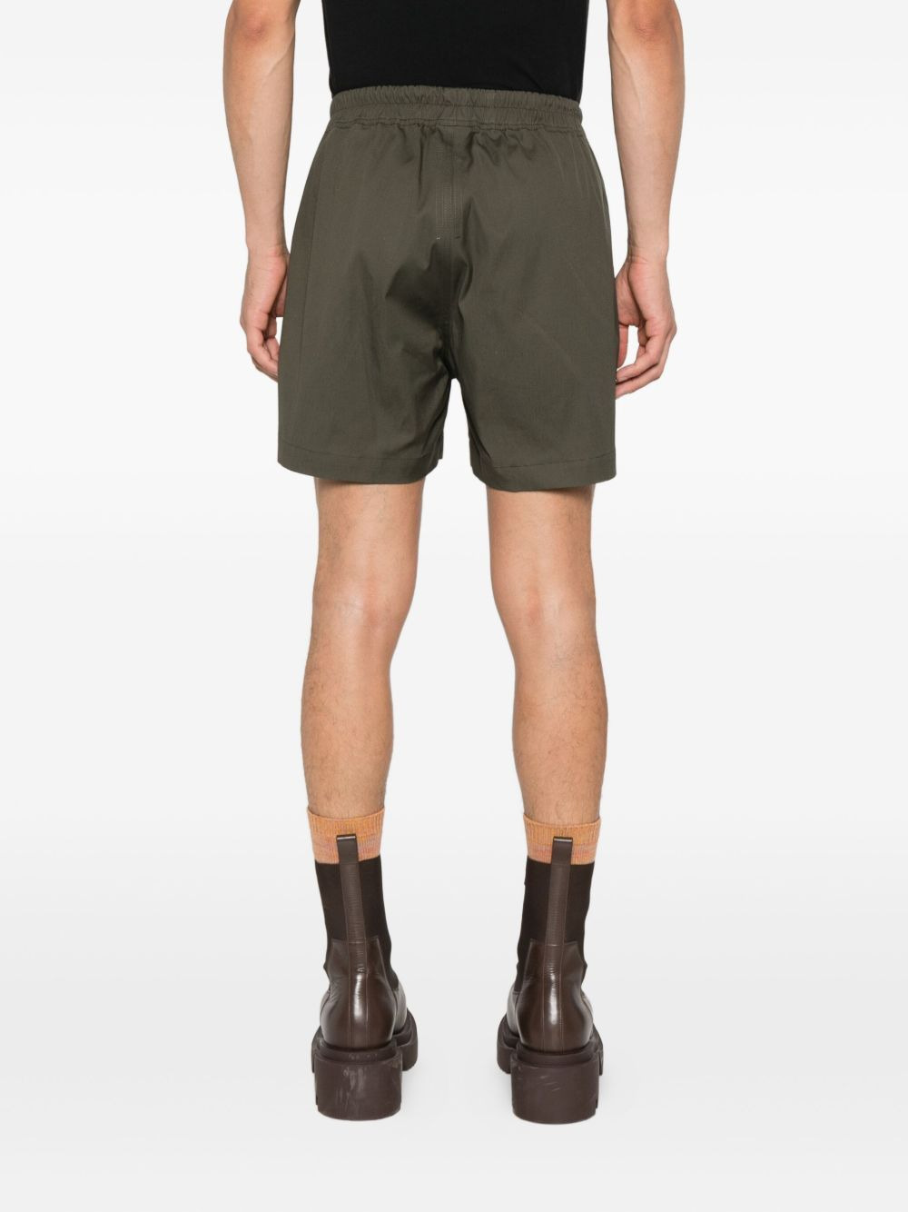 drawstring zip-fastening shorts - 4