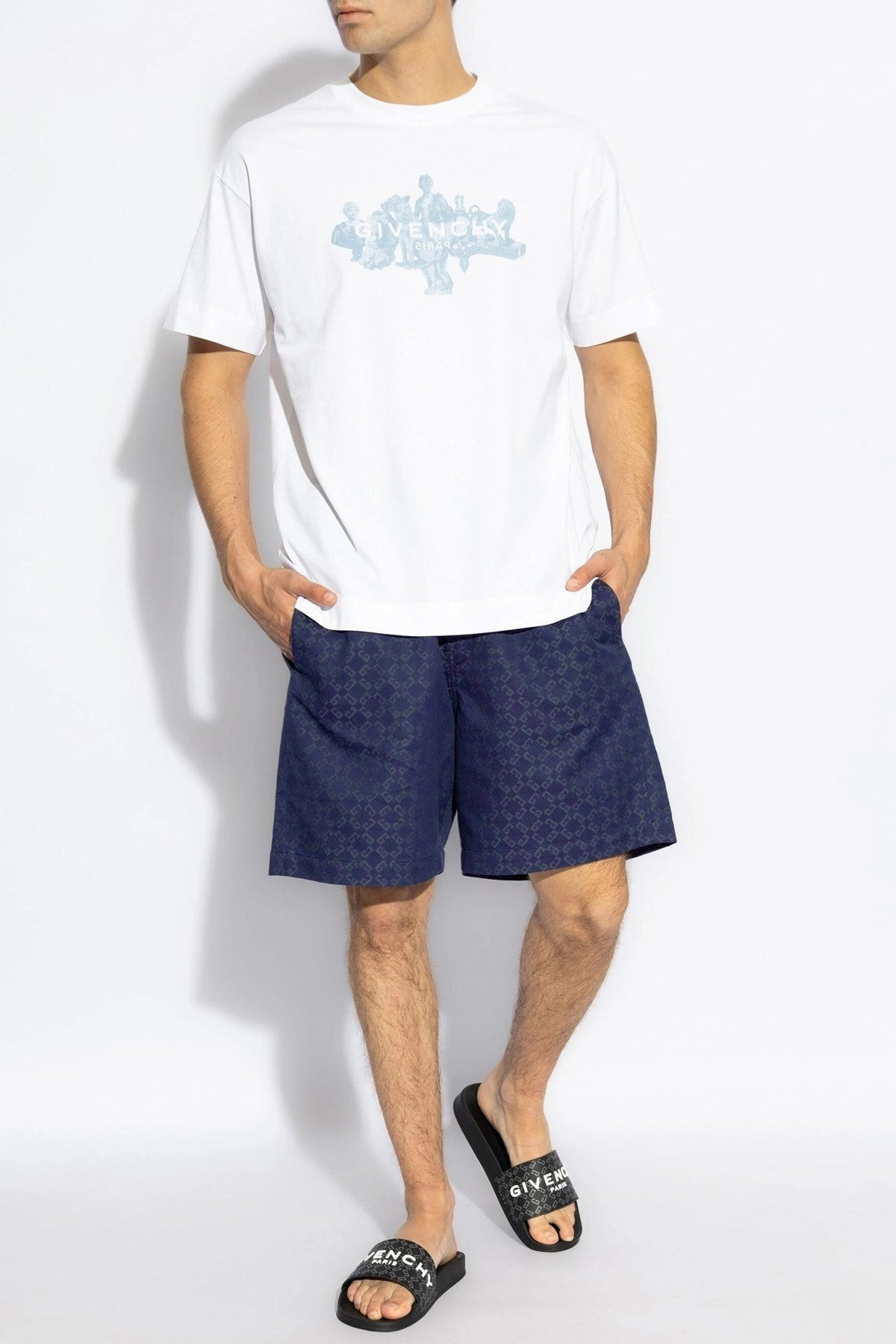 Givenchy Men 'Monogram' Bermuda Shorts - 2