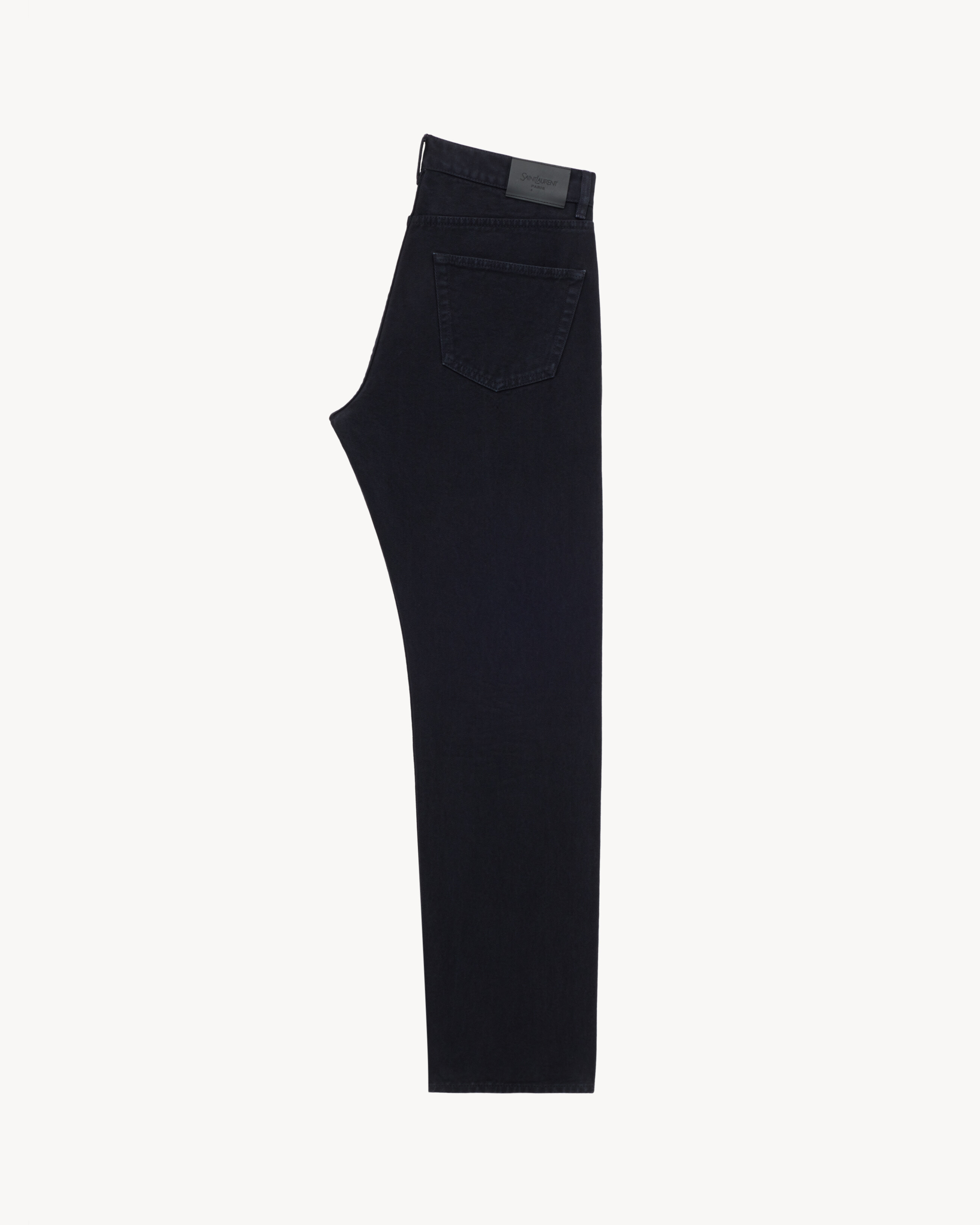 MICK LONG JEANS IN MIDNIGHT BLACK DENIM - 2