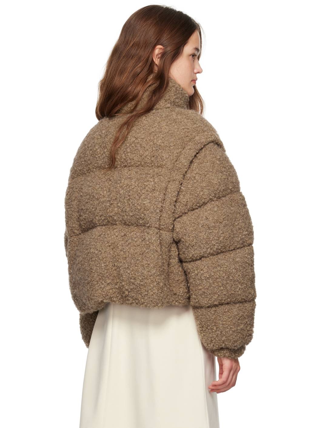 Beige Cytinelle Down Jacket - 3