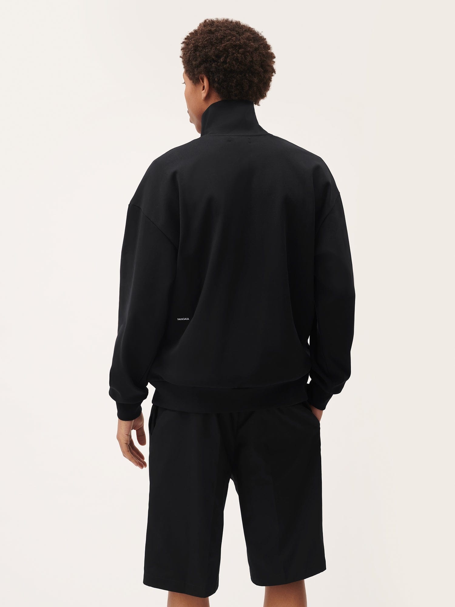 Mens DNA Double Jersey Half Zip Sweatshirt - Black - 3
