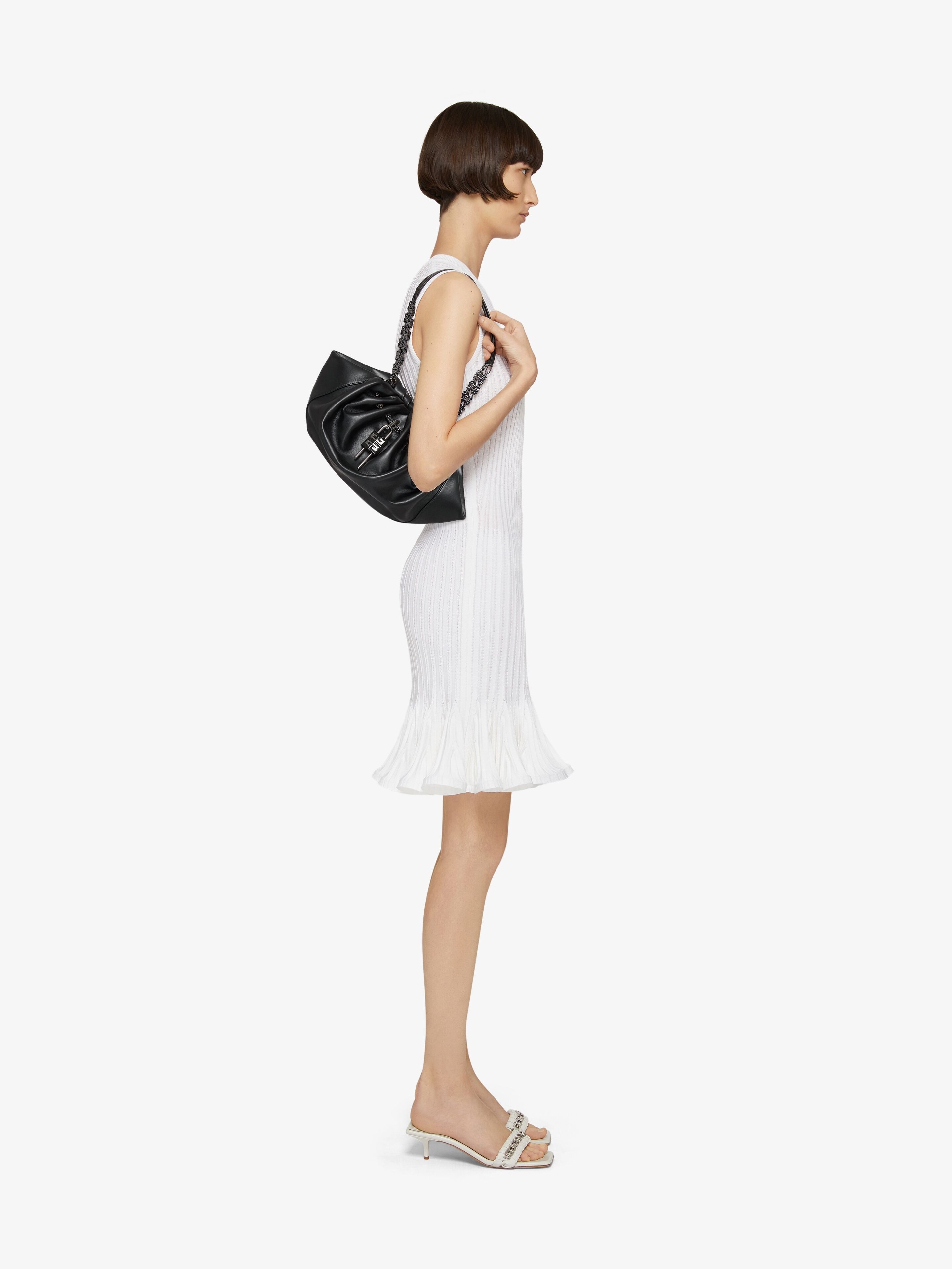 SMALL KENNY BAG IN SMOOTH LEATHER - 2