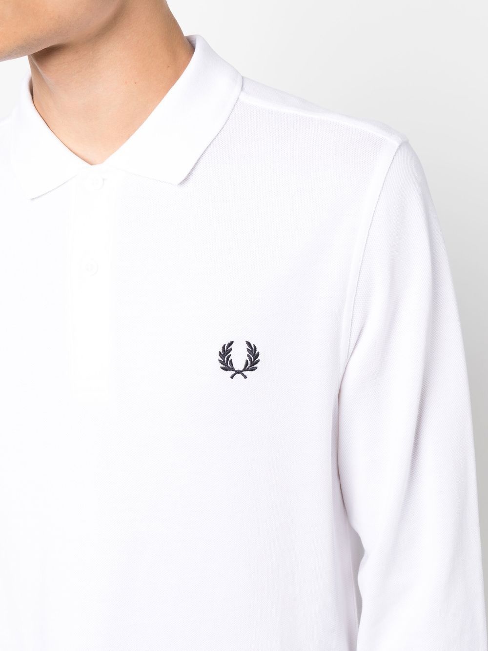 crest-motif polo shirt - 5