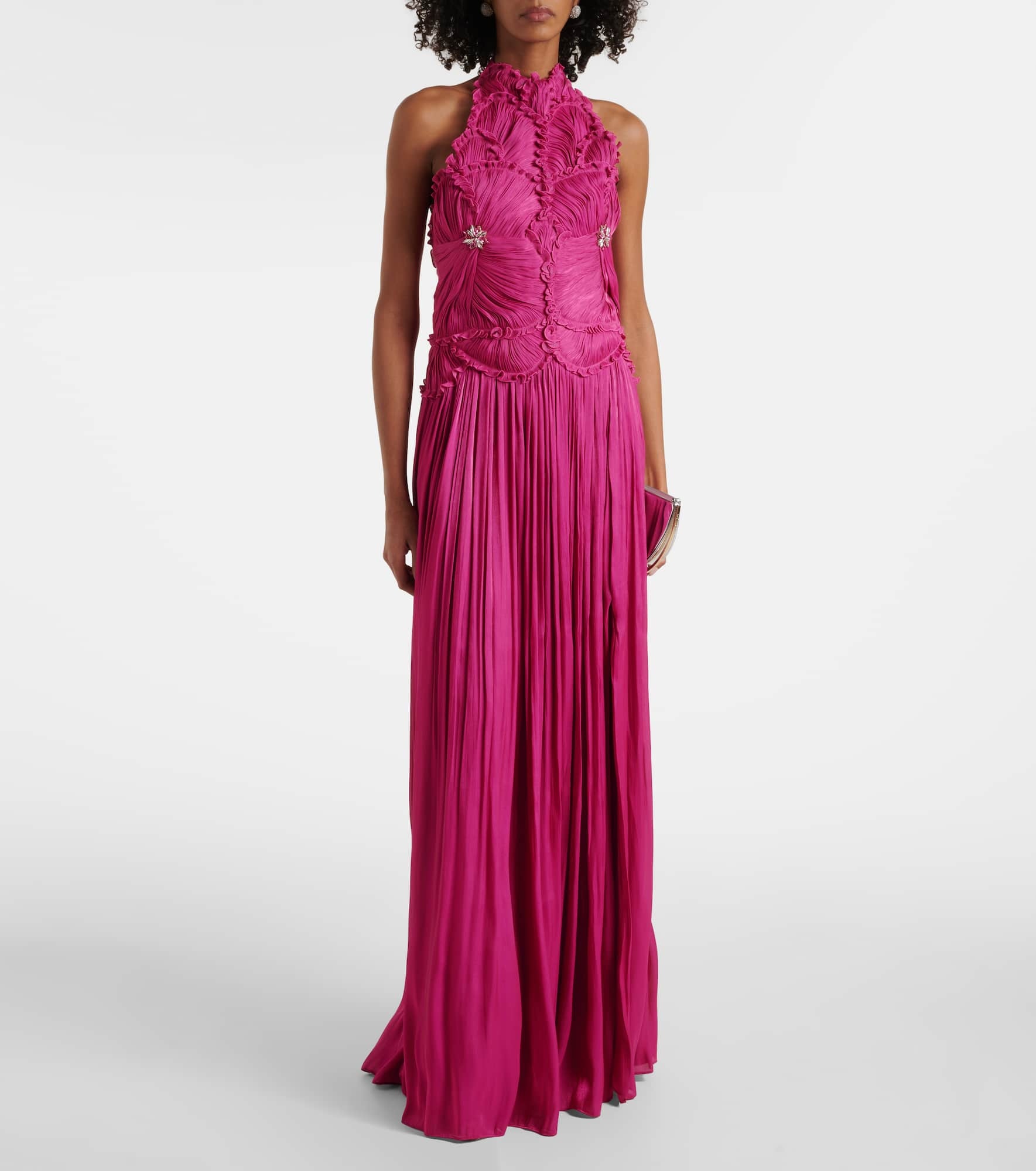 Attina halterneck gown - 2