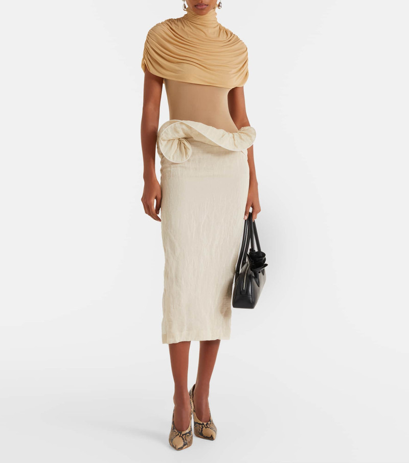 MAGDA BUTRYM Asymmetric midi skirt outlook