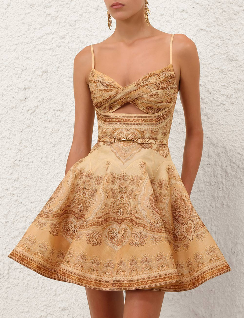 Zimmermann LUNA TWIST MINI DRESS outlook